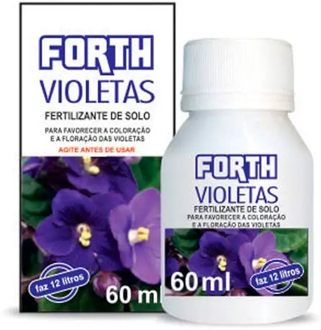 Fertilizante para violeta